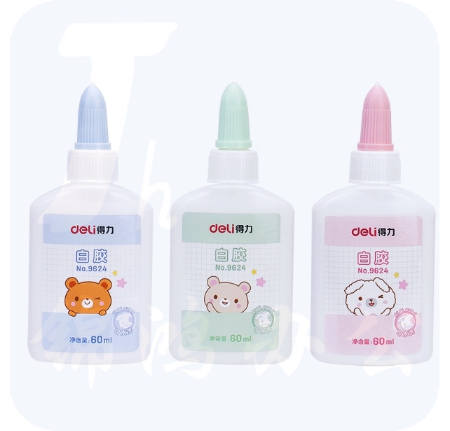 得力（deli）9624 白胶 学生手工课DIY模型液体胶水