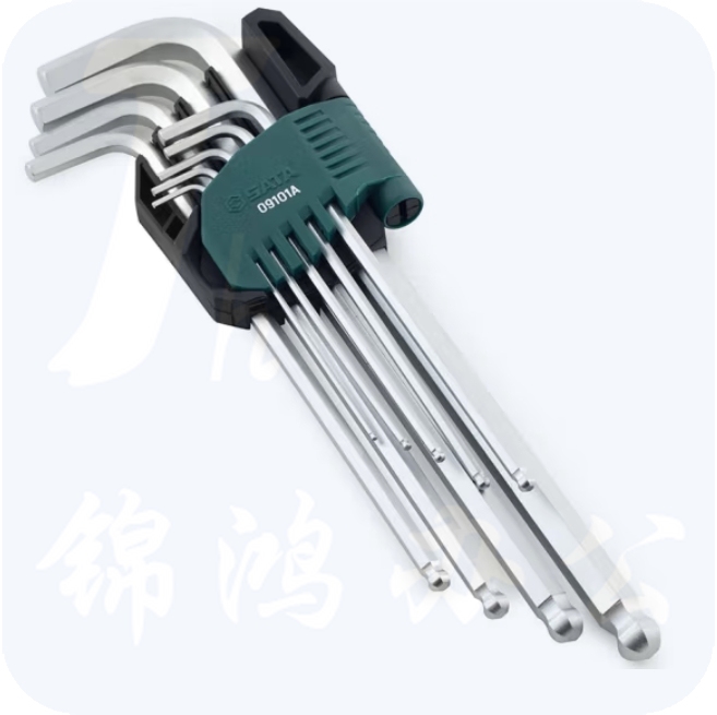 世达 9件套 特长球头内六角扳手 09101A