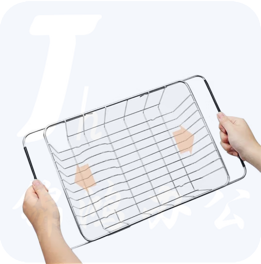 沥水篮 不锈钢沥水架  42*30cm*15cm 货号：LJ