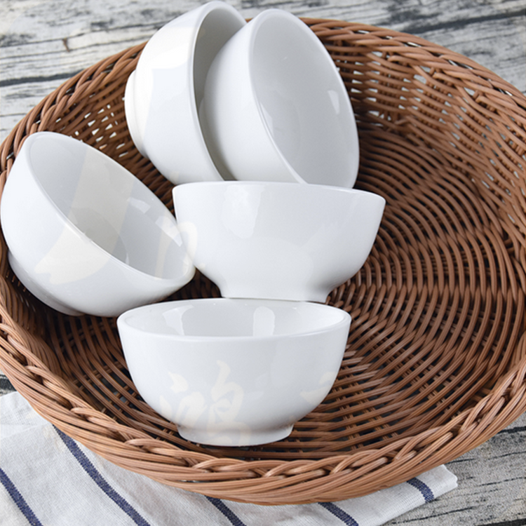 白瓷碗  米饭碗 4.5寸