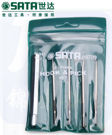 世达（SATA）5件密封圈挑钩组套 09709