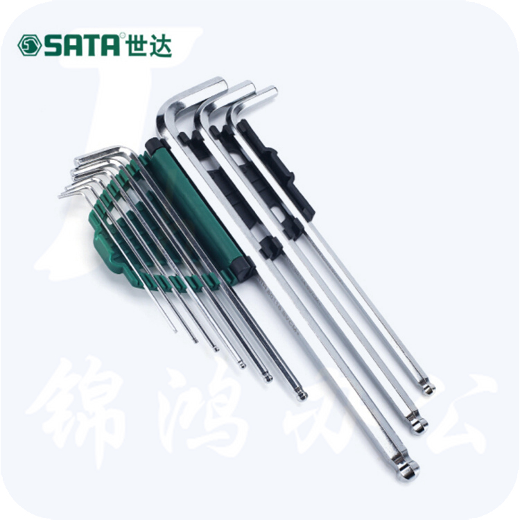 世达（SATA)    09103	9件特长内六角扳手组套