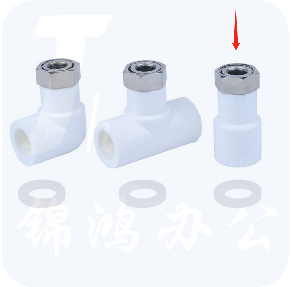 PPR活接头 直接头 DN20  4分  货号：JC