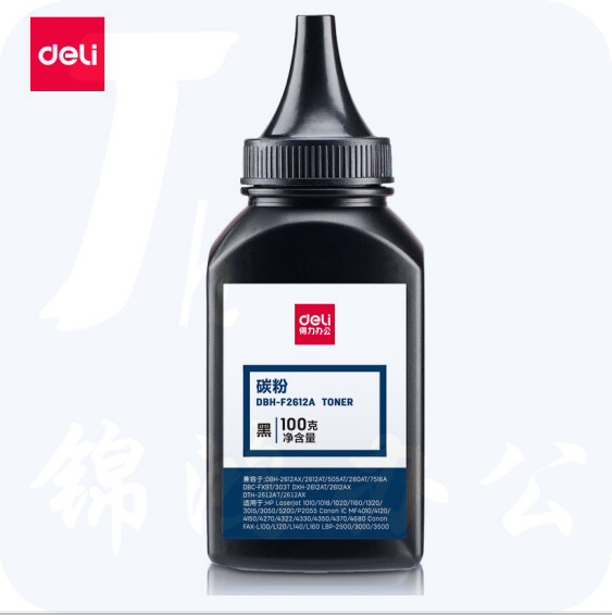 得力DBH-F2612A碳粉(黑色)适用惠普3050/M1005//1010/1012/1015/M1319f