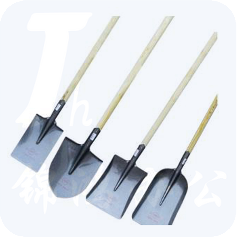 铁锨 军印全钢加厚大铁锹锰钢尖方平头 农用挖土种花钢锹户外铲子