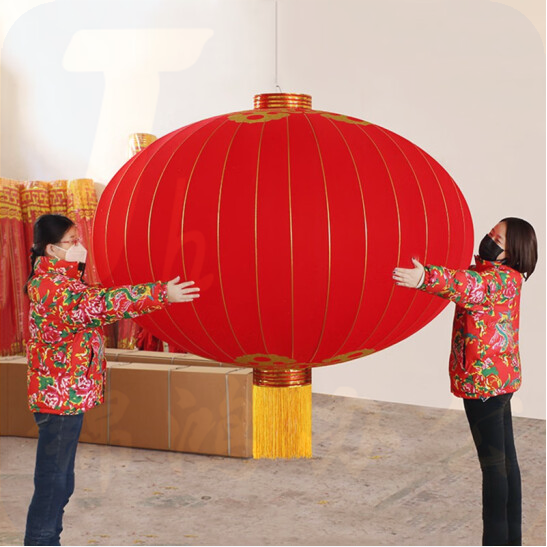 大红灯笼 装饰喜庆灯笼 直径300cm 货号：ZF